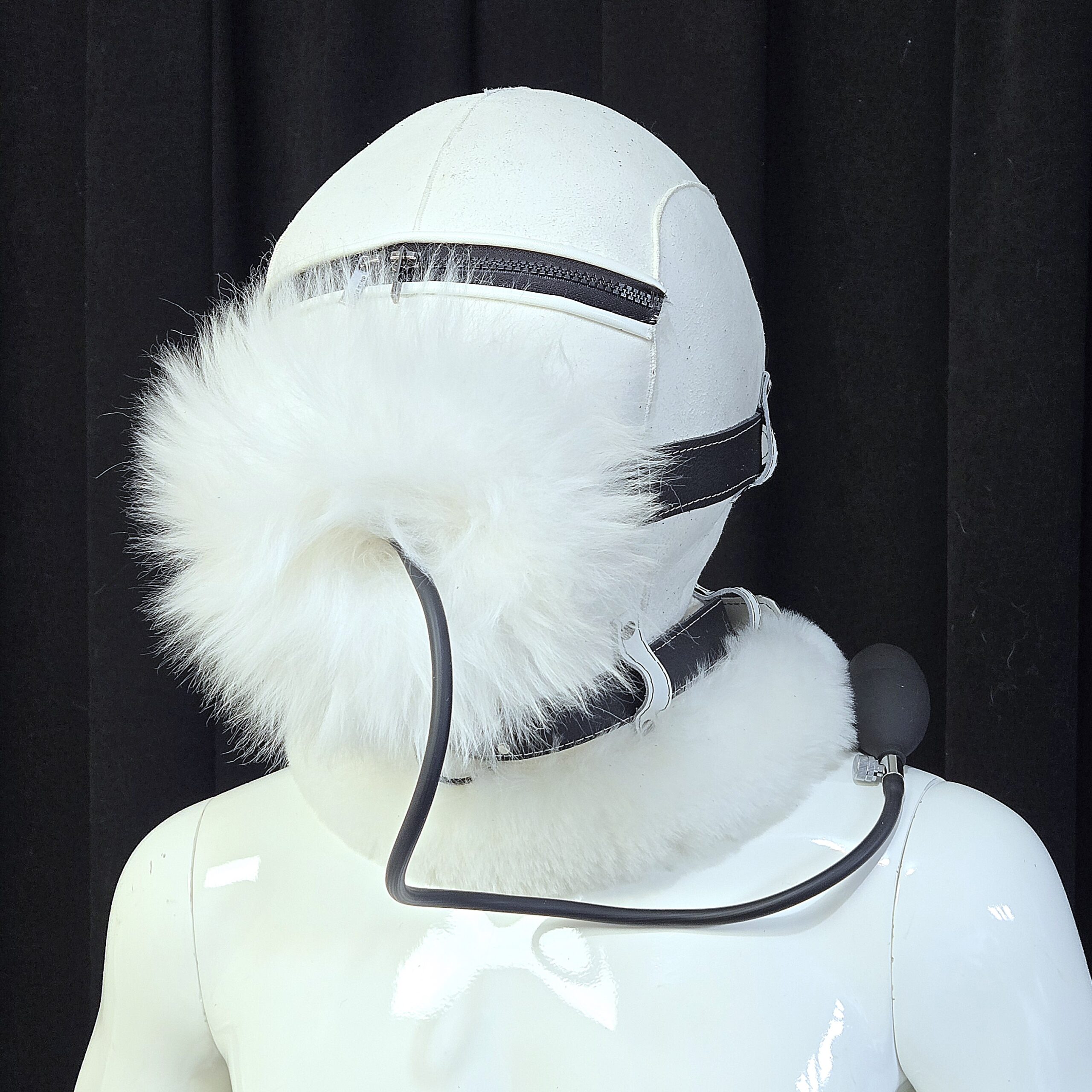 Sheepskin Fur bondage Hoods - Image 8