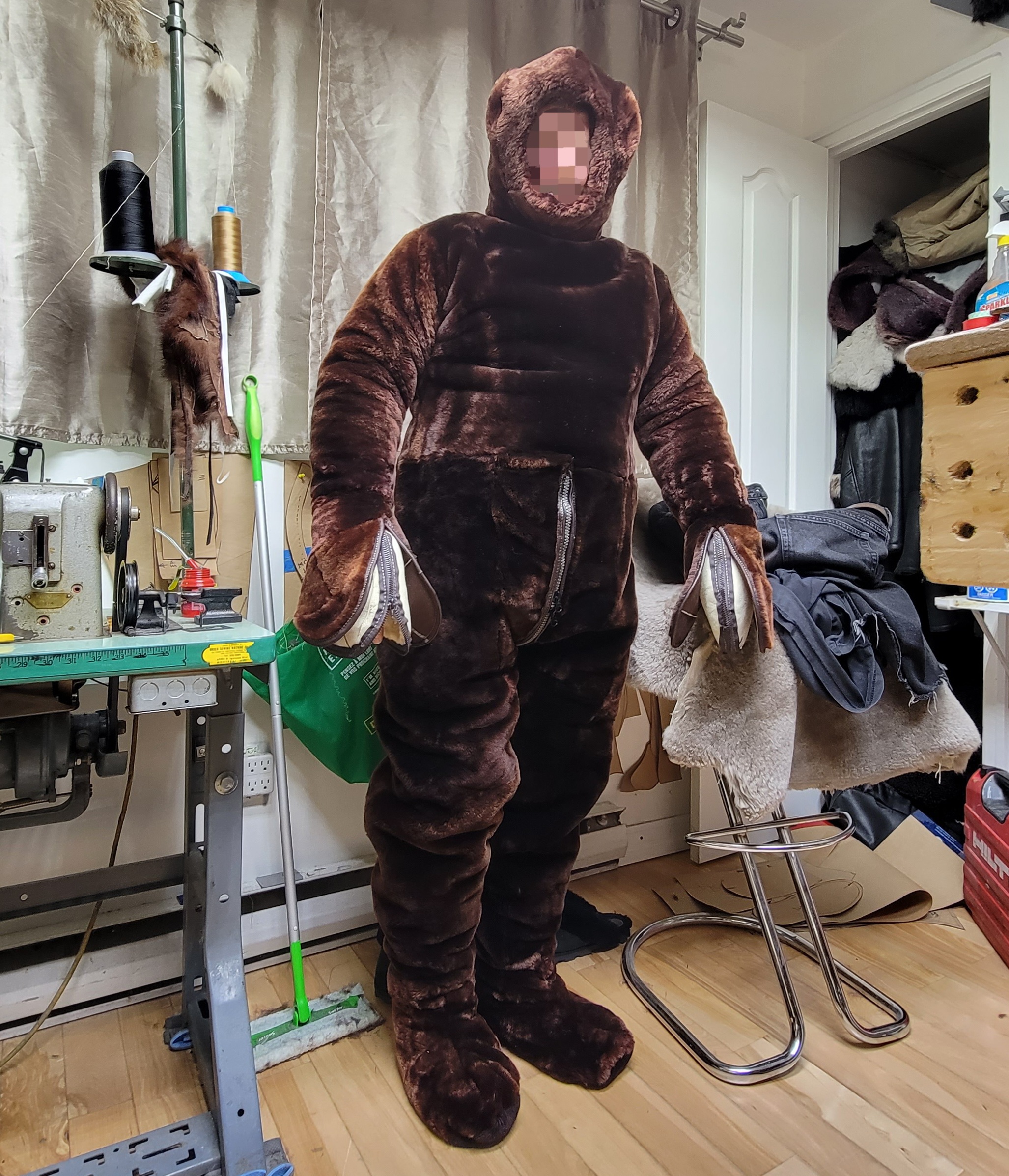 Fur Bondage Suit - Image 17