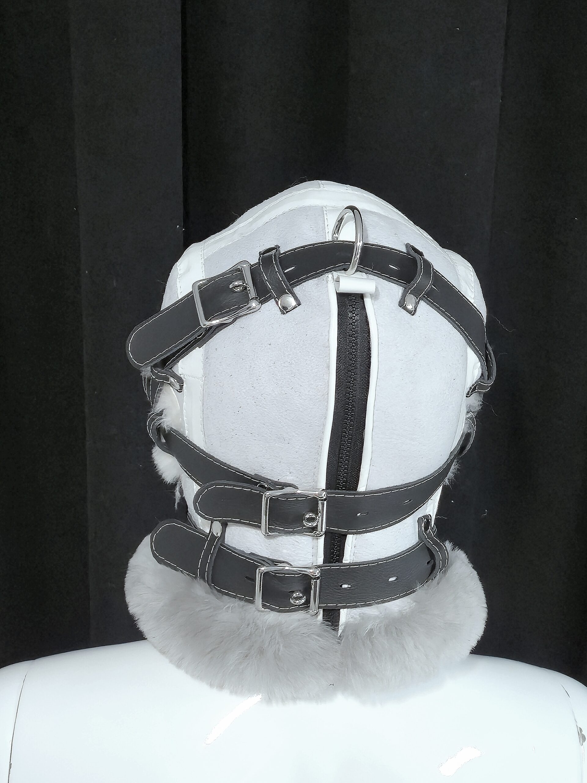 Sheepskin Fur bondage Hoods - Image 26