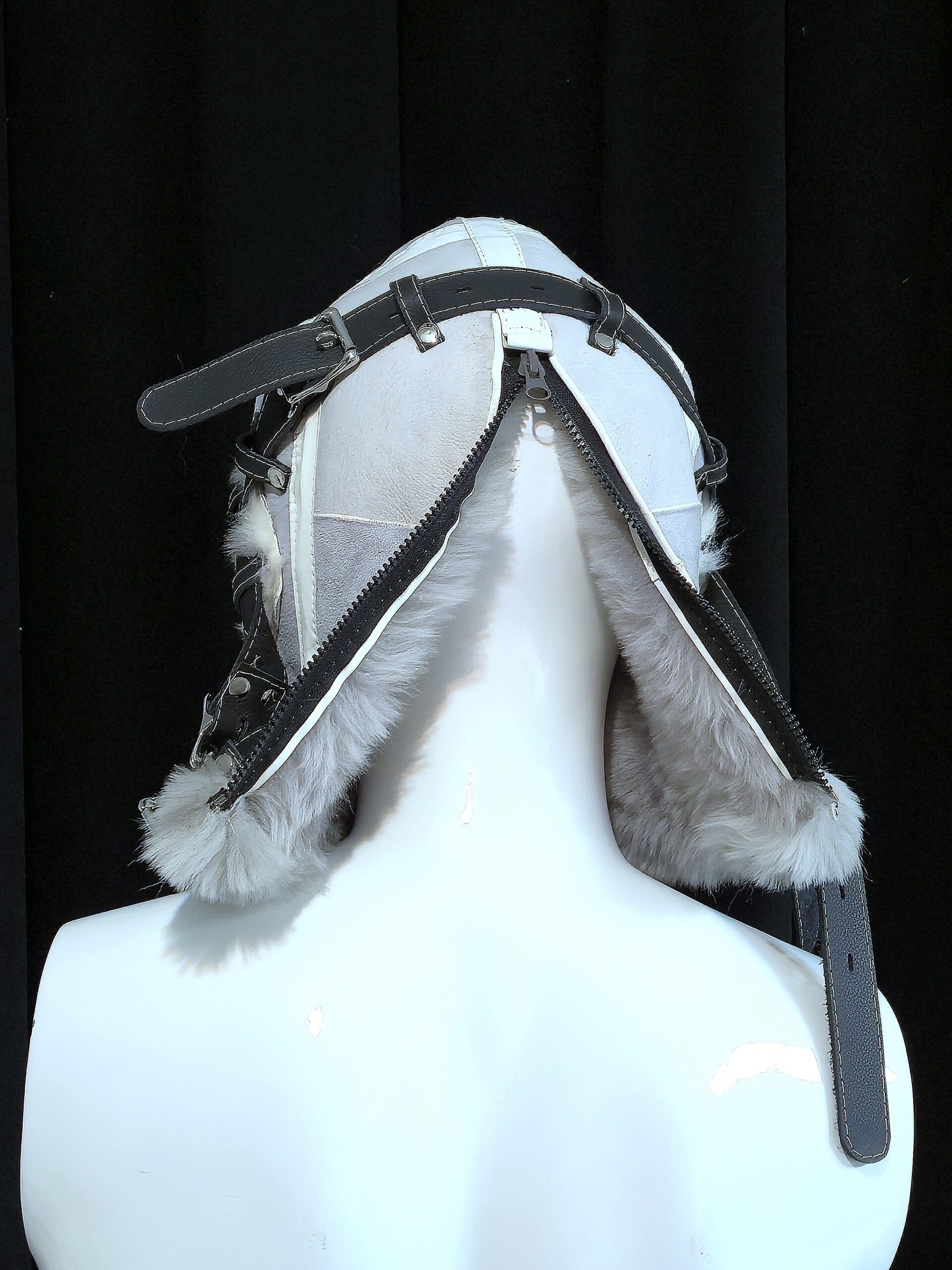 Sheepskin Fur bondage Hoods - Image 27