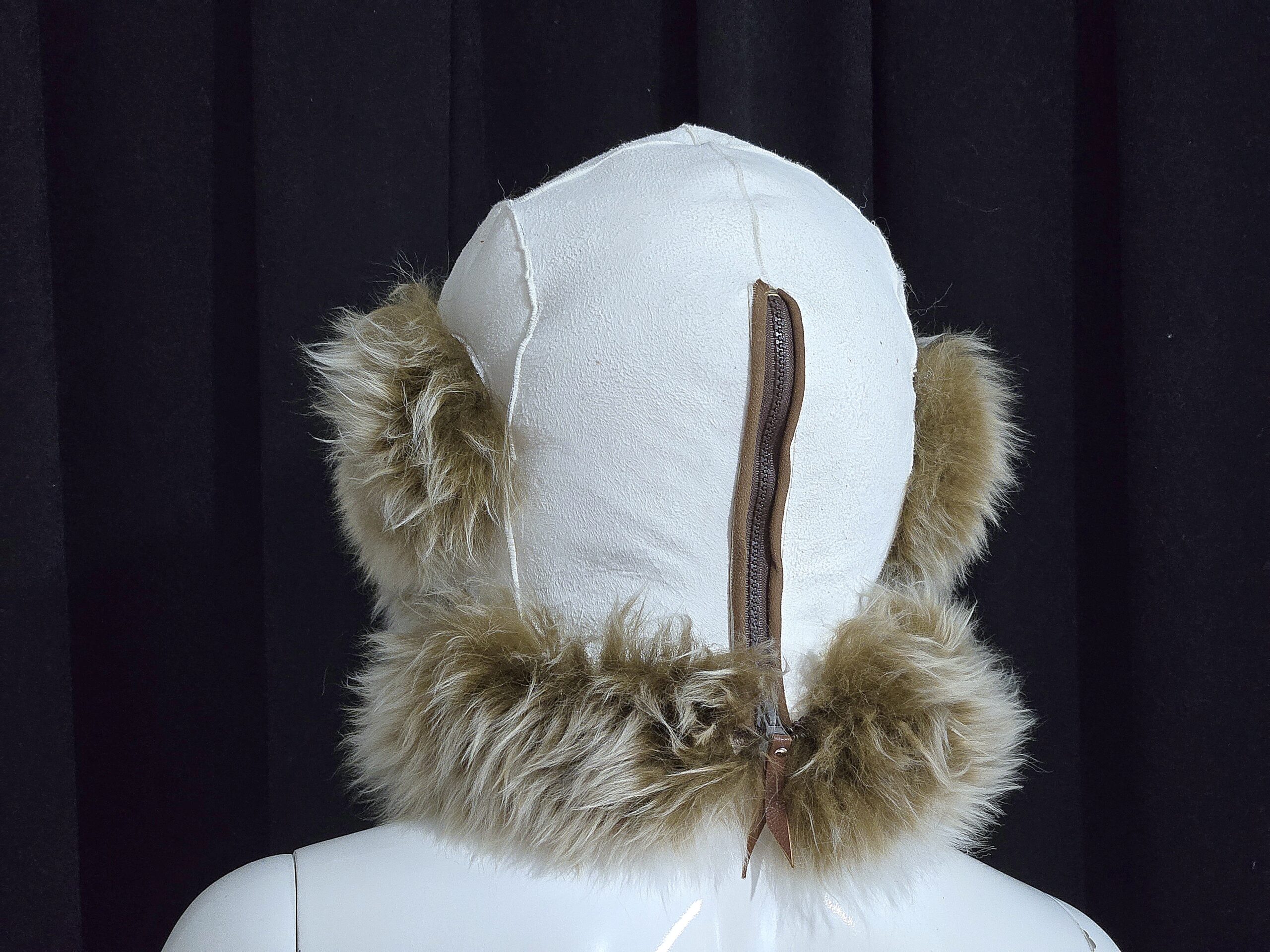 Sheepskin Fur bondage Hoods - Image 49