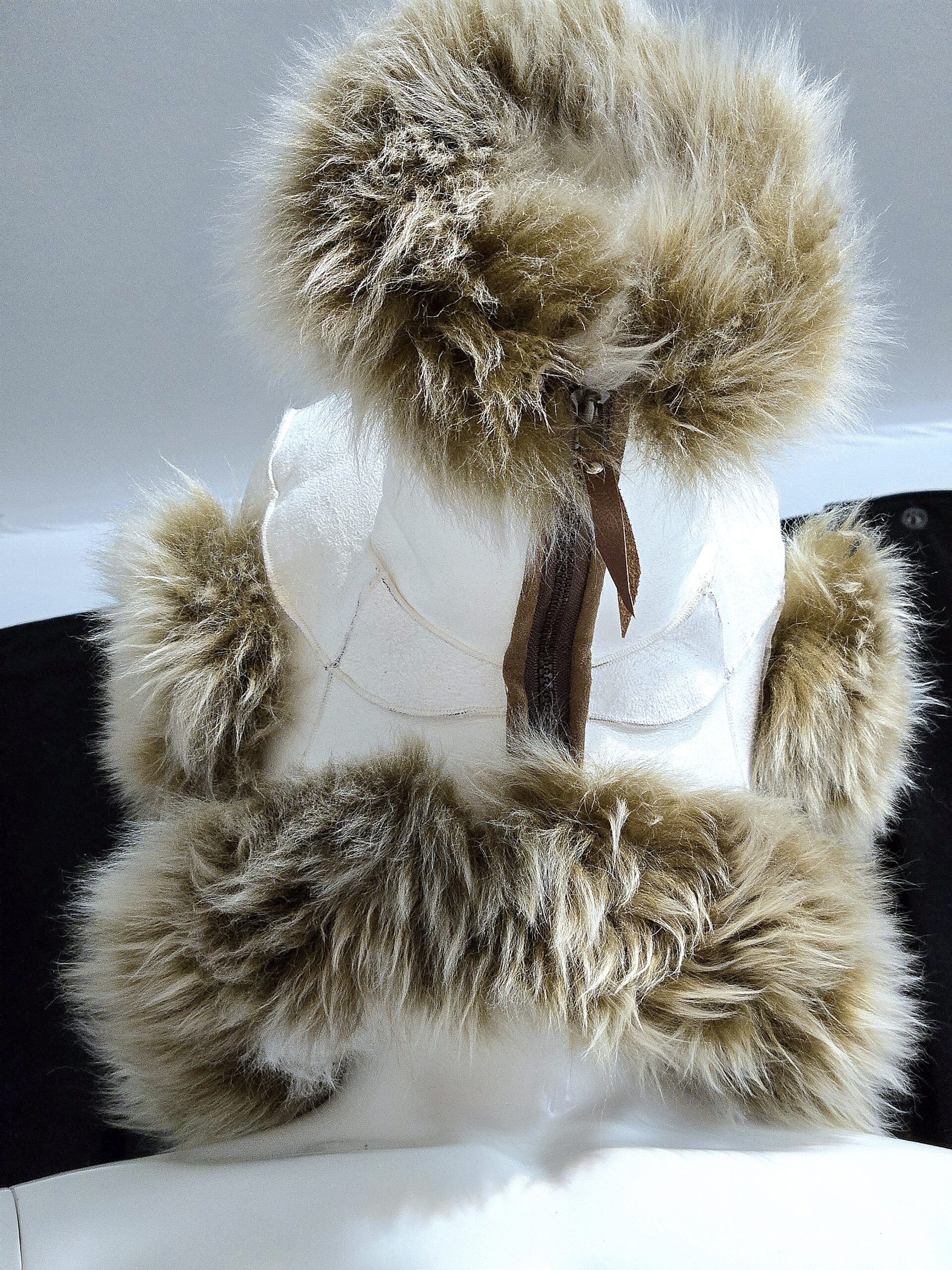 Sheepskin Fur bondage Hoods - Image 58