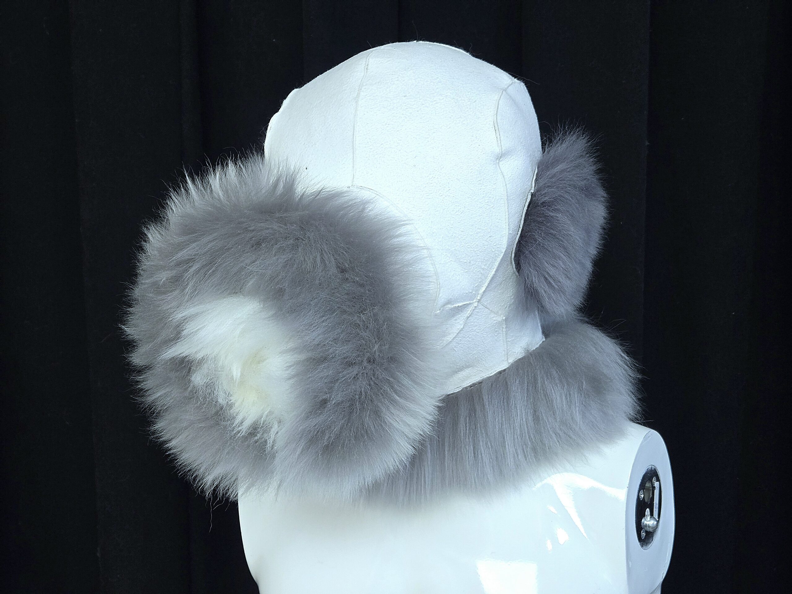 Sheepskin Fur bondage Hoods - Image 60