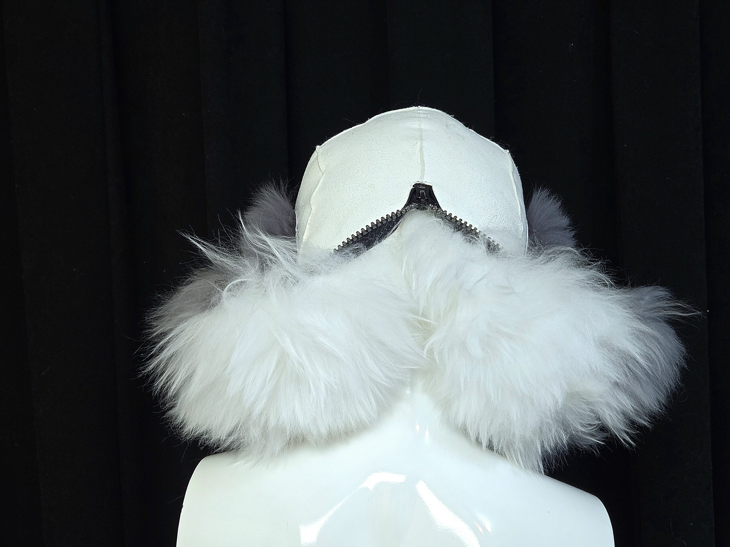 Sheepskin Fur bondage Hoods - Image 68