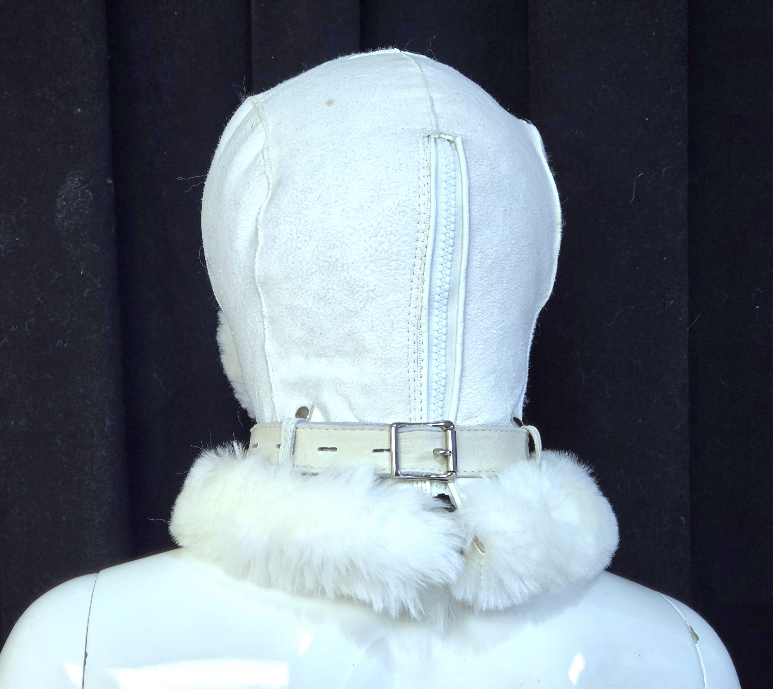 Sheepskin Fur bondage Hoods - Image 75