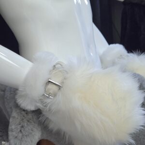 Sheepskin Fur Bondage Mittens and Footwear